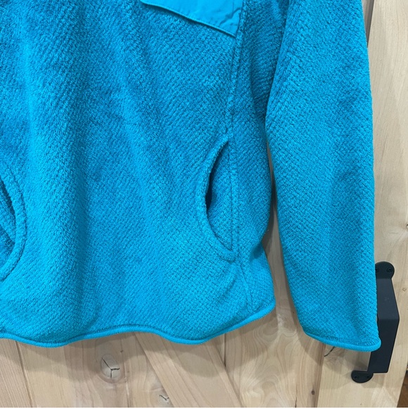 Patagonia Re Tool Snap T Fleece Pullover Teal Turquoise Size Medium - Picture 8 of 13